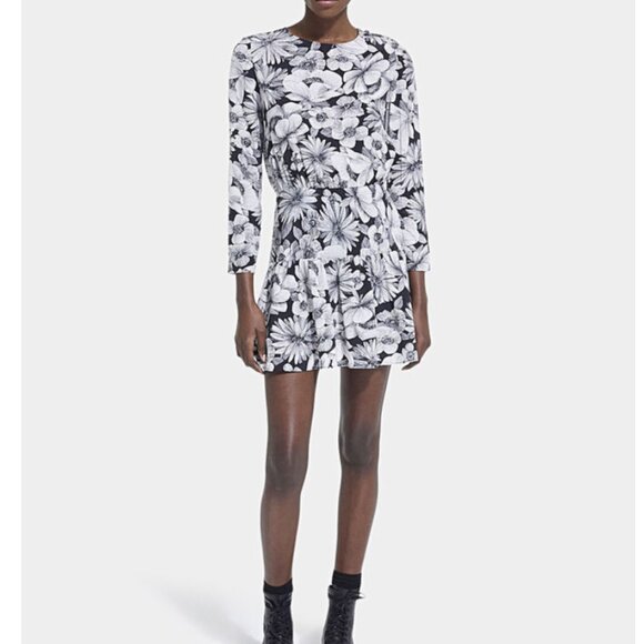 Silk Floral Mini Dress from The Kooples — Effortless Chic - Picture 4 of 12